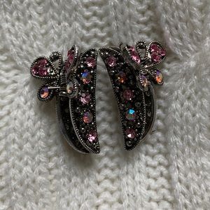 Mini Crystal Hair Clips